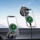 Автомобільний тримач із бездротовою зарядкою Baseus PrimeTrip VC2 Flex Pro Magnetic Wireless Suction Cup Version Black C0013F01